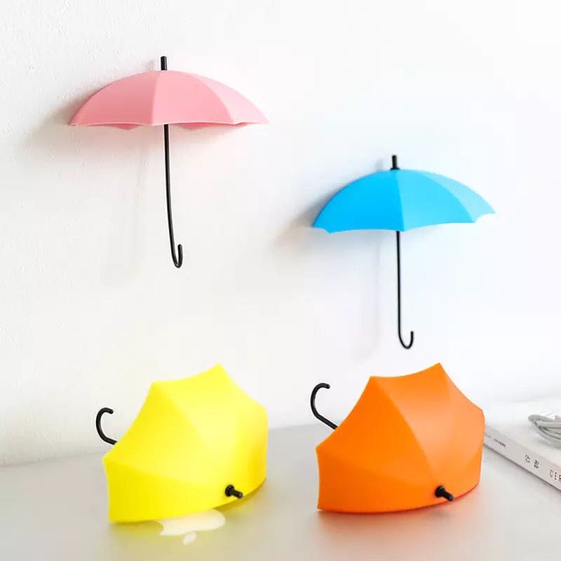 Set of 3 Creative Umbrella Self Wall Hook, Key Hair Pin Holder, Mini Umbrella Sticky Hooks, Home Decorative Hanging Hooks, Home Storage Organizer, Kitchen Bathroom Home Use Hook Set of 3 Creative Umbrella Self Wall Hook, Key Hair Pin Holder, Mini Umbrella Sticky Hooks, Home Decorative Hanging Hooks, Home Storage Organizer, Kitchen Bathroom Home Use Hook